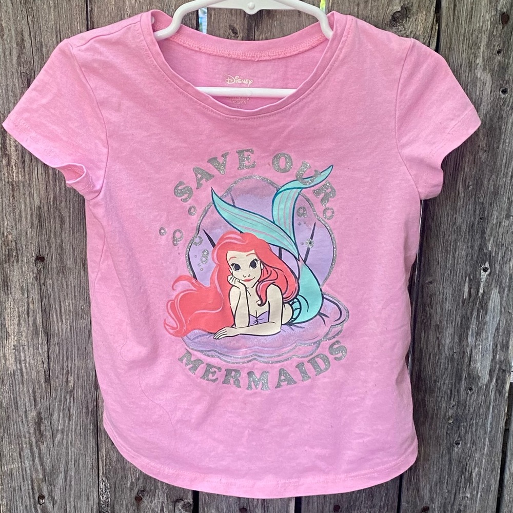 Little mermaid shirt size 4t